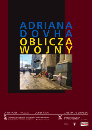 Adriana Dovha Oblicza wojny plakat A3