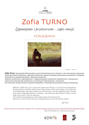 Zofia Turno plakat
