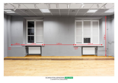 Galeria U Strasza - ściana zielona